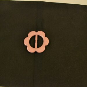 bæltespænde blomst 5 cm rosa