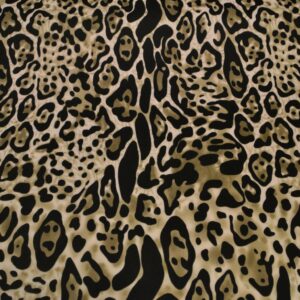 polyester stof med leopard mønster