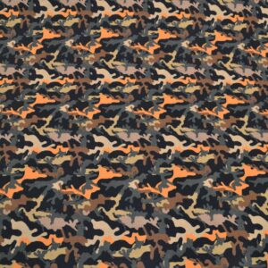 bomulds jersey digitalprint med camouflage mønster