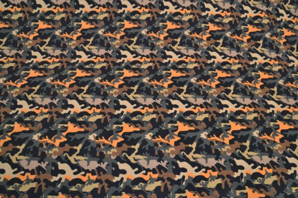 bomulds jersey digitalprint med camouflage mønster